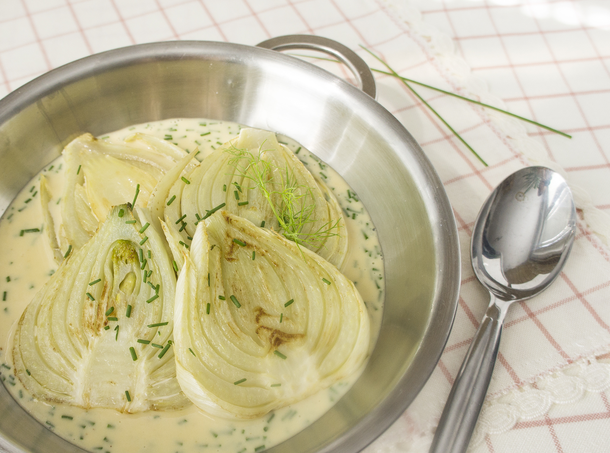 Fenchelscheiben in Honig-Senf-Sauce Fenchelscheiben in Honig-Senf-Sauce